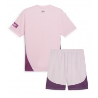 Camisa de time de futebol Girona Replicas 3º Equipamento Infantil 2024-25 Manga Curta (+ Calças curtas)